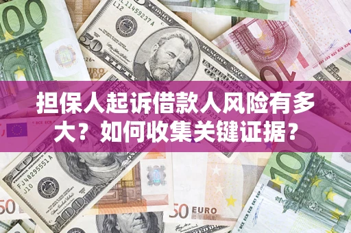 济南担保人起诉借款人风险有多大？如何收集关键证据？