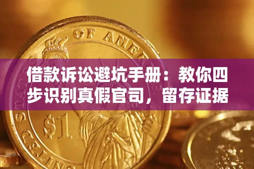济南借款诉讼避坑手册：教你四步识别真假官司，留存证据不踩雷