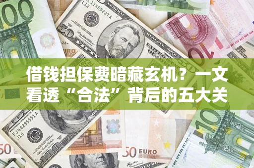 济南借钱担保费暗藏玄机？一文看透“合法”背后的五大关键陷阱