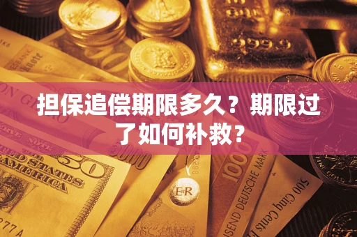 济南担保追偿期限多久？期限过了如何补救？