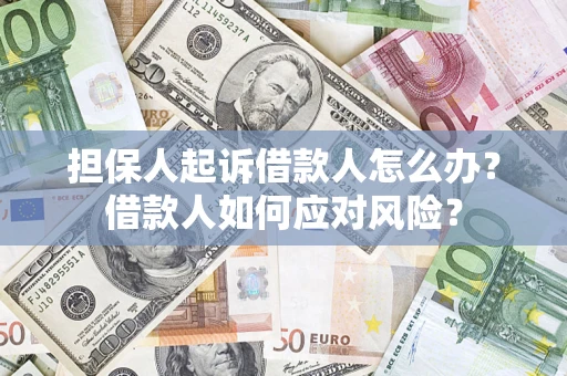 济南担保人起诉借款人怎么办？借款人如何应对风险？