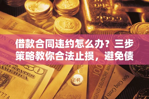 济南借款合同违约怎么办？三步策略教你合法止损，避免债务危机升级